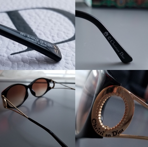 CHRISTIAN DIOR Beautiful Women Sunglasses with Gold hardware main image 4